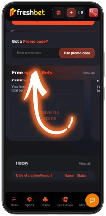 Freshbet bonus